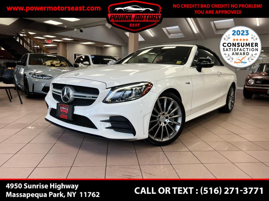 2019 Mercedes-Benz C-Class AMG C 43 4MATIC Cabriolet, available for sale in Massapequa Park, New York | Power Motors East. Massapequa Park, New York