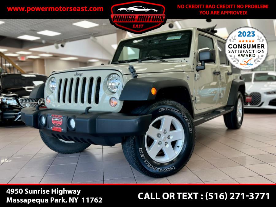 2017 Jeep Wrangler Unlimited Sport 4x4, available for sale in Massapequa Park, New York | Power Motors East. Massapequa Park, New York