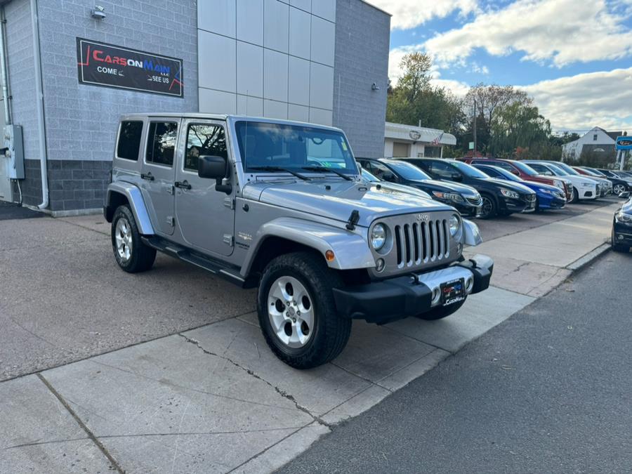 2015 Jeep Wrangler Unlimited 4WD 4dr Sahara, available for sale in Manchester, Connecticut | Carsonmain LLC. Manchester, Connecticut