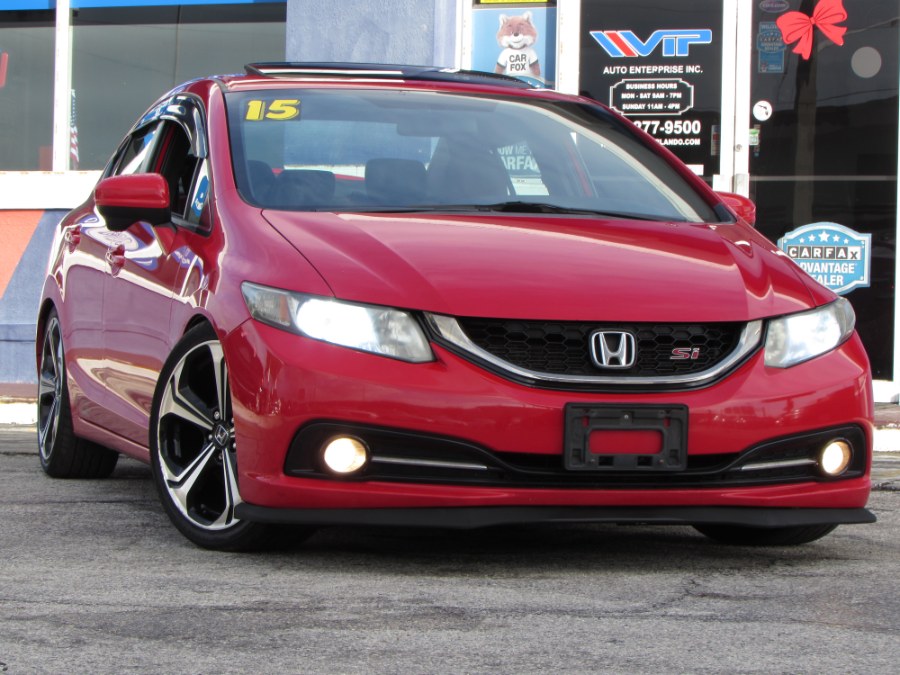 2015 Honda Civic Sedan 4dr Man Si, available for sale in Orlando, Florida | VIP Auto Enterprise, Inc. Orlando, Florida