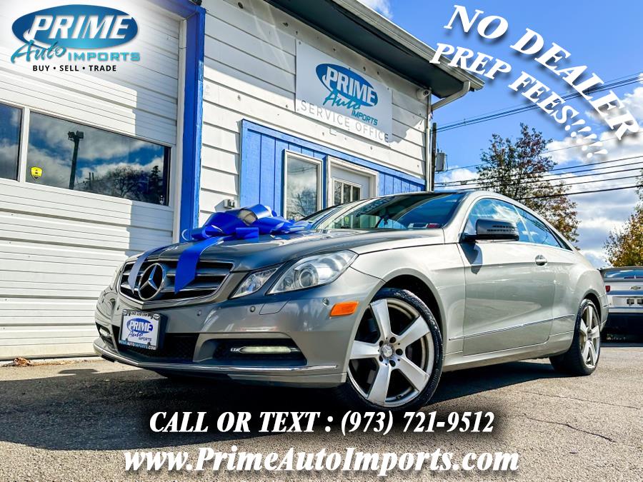 2013 Mercedes-Benz E-Class 2dr Cpe E350 4MATIC, available for sale in Bloomingdale, New Jersey | Prime Auto Imports. Bloomingdale, New Jersey