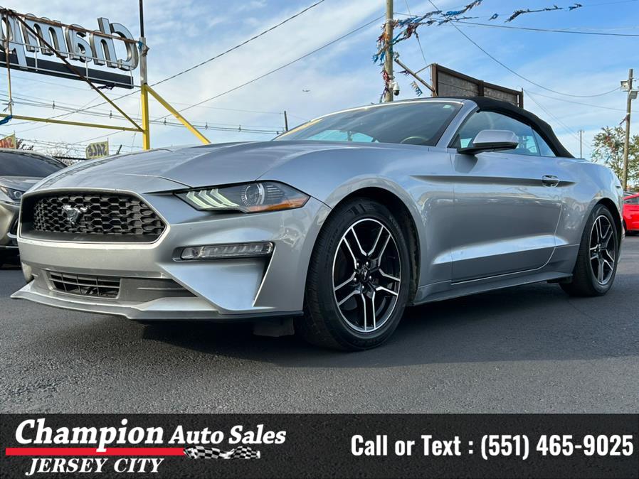 2021 Ford Mustang EcoBoost Premium Convertible, available for sale in Jersey City, New Jersey | Champion Auto Sales. Jersey City, New Jersey