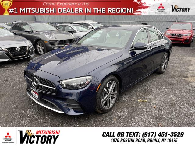 Used 2021 Mercedes-benz E-class in Bronx, New York | Victory Mitsubishi and Pre-Owned Super Center. Bronx, New York