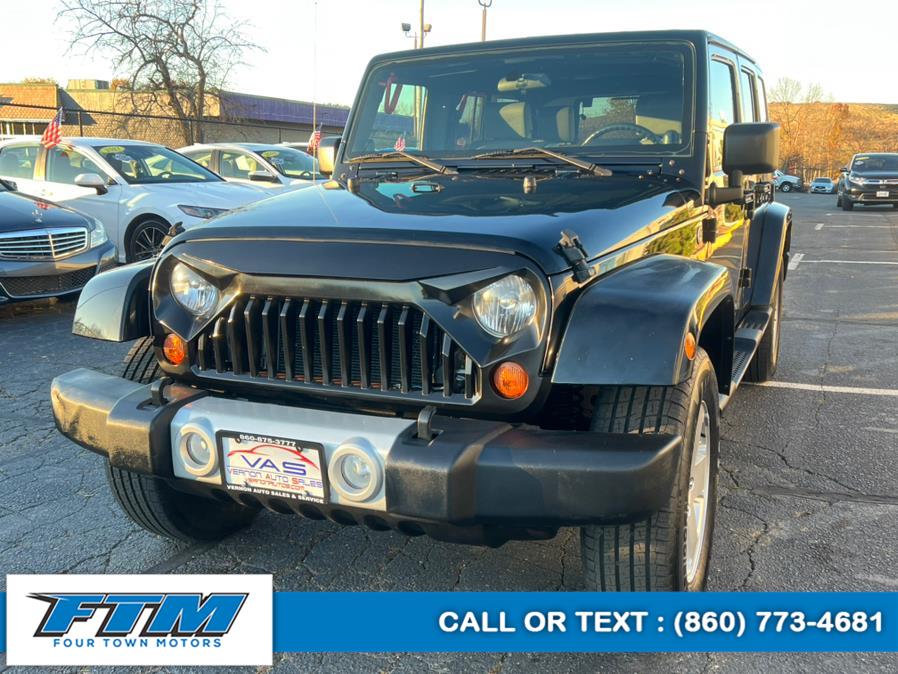2010 Jeep Wrangler Unlimited 4WD 4dr Sahara, available for sale in Somers, Connecticut | Four Town Motors LLC. Somers, Connecticut