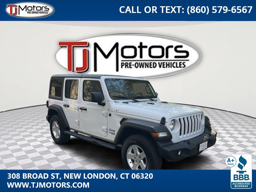 2018 Jeep Wrangler Unlimited Sport 4x4, available for sale in New London, Connecticut | TJ Motors. New London, Connecticut