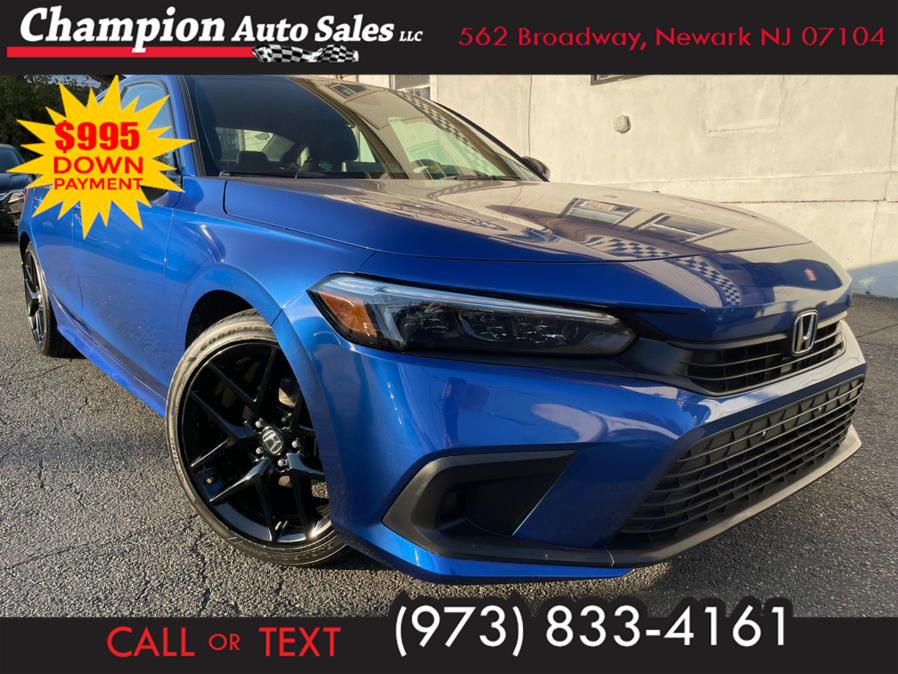 2022 Honda Civic Sedan Sport CVT, available for sale in Newark, New Jersey | Champion Auto Sales. Newark, New Jersey