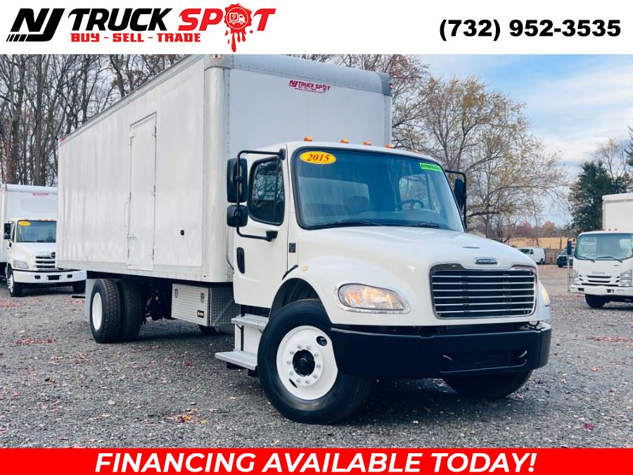 2015 Freightliner M2 26 FT DRY BOX + CUMMINS + AIR SUSPENSION + NO CDL, available for sale in South Amboy, New Jersey | NJ Truck Spot. South Amboy, New Jersey