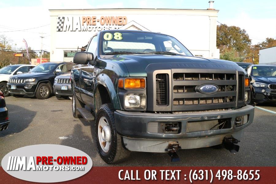 2008 Ford Super Duty F-350 SRW WITH 8FT PLOW 4WD Reg Cab 137" XL, available for sale in Huntington Station, New York | M & A Motors. Huntington Station, New York