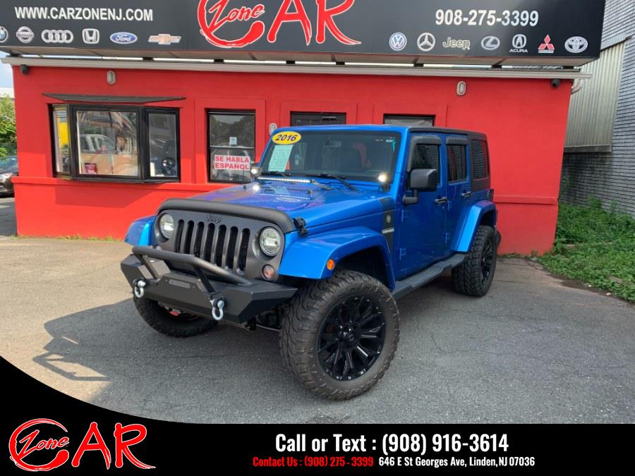 Used 2016 Jeep Wrangler Unlimited in Linden, New Jersey | Car Zone. Linden, New Jersey