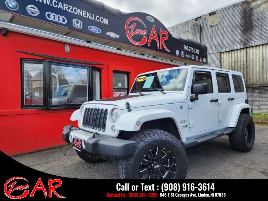 2018 Jeep Wrangler JK Unlimited Sahara 4x4, available for sale in Linden, New Jersey | Car Zone. Linden, New Jersey