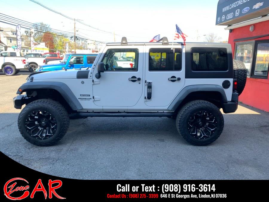 2016 Jeep Wrangler Unlimited 4WD 4dr Sport, available for sale in Linden, New Jersey | Car Zone. Linden, New Jersey 2016 Jeep Wrangler Unlimited 4WD 4dr Sport, available for sale in Linden, New Jersey | Car Zone. Linden, New Jersey