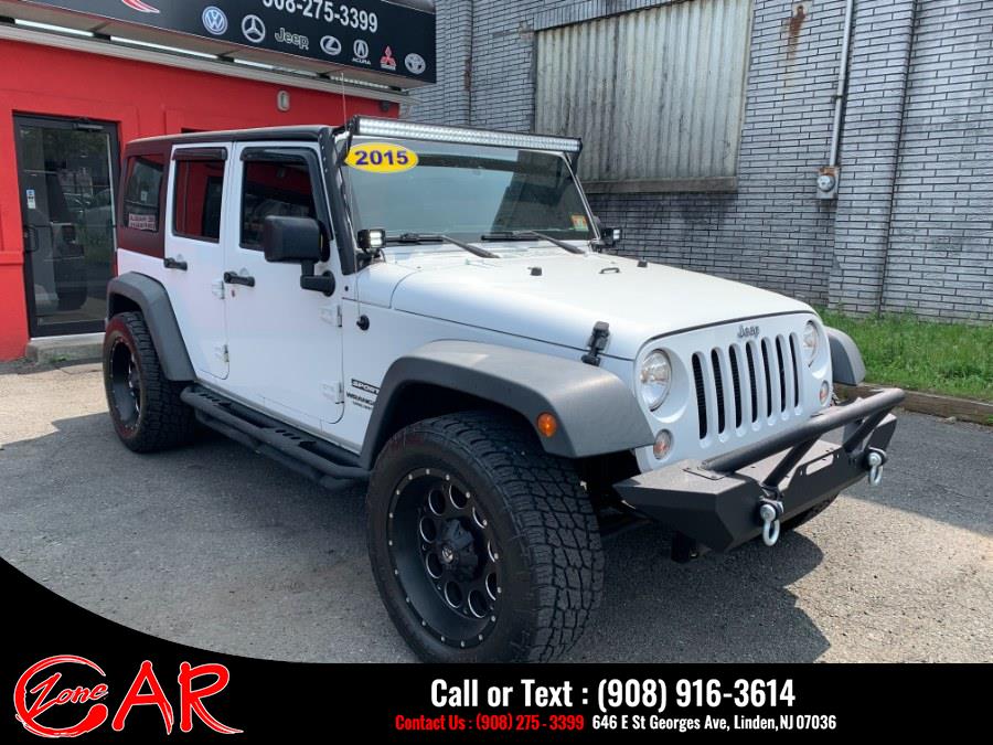 2015 Jeep Wrangler Unlimited 4WD 4dr Sport, available for sale in Linden, New Jersey | Car Zone. Linden, New Jersey 2015 Jeep Wrangler Unlimited 4WD 4dr Sport, available for sale in Linden, New Jersey | Car Zone. Linden, New Jersey