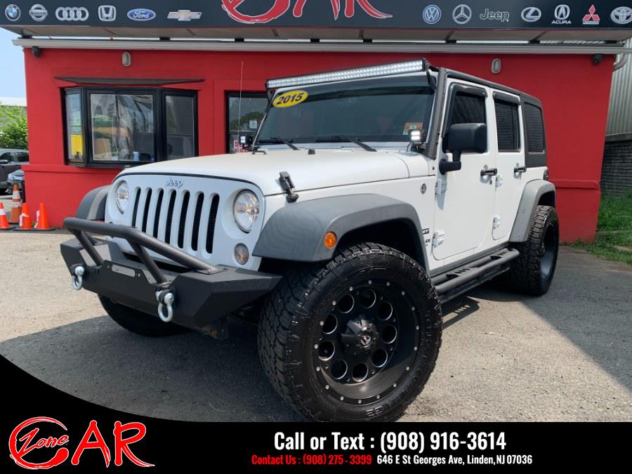 2015 Jeep Wrangler Unlimited 4WD 4dr Sport, available for sale in Linden, New Jersey | Car Zone. Linden, New Jersey 2015 Jeep Wrangler Unlimited 4WD 4dr Sport, available for sale in Linden, New Jersey | Car Zone. Linden, New Jersey
