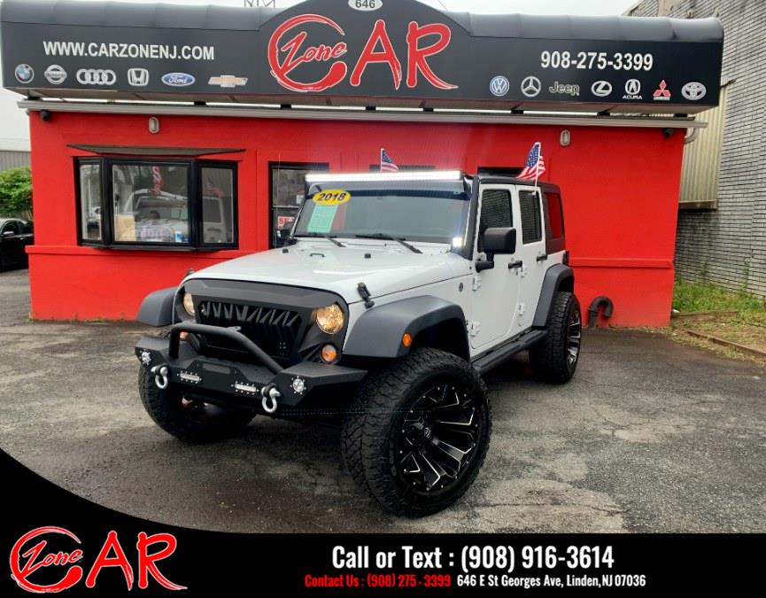 2018 Jeep Wrangler JK Unlimited Sport 4x4, available for sale in Linden, New Jersey | Car Zone. Linden, New Jersey