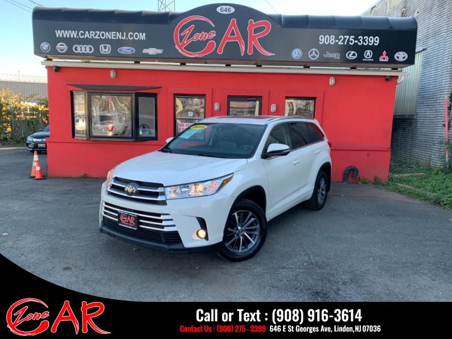 2018 Toyota Highlander XLE V6 AWD (Natl), available for sale in Linden, New Jersey | Car Zone. Linden, New Jersey