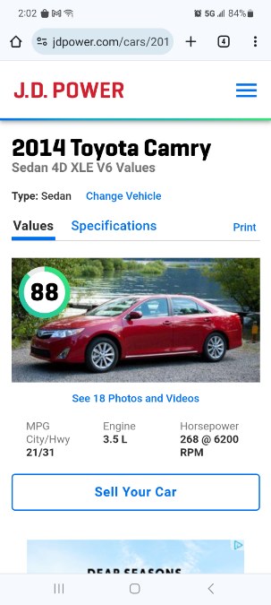 2014 Toyota Camry 2014.5 4dr Sdn V6 Auto XLE (Natl), available for sale in East Windsor, Connecticut | United Auto Sales of E Windsor, Inc. East Windsor, Connecticut 2014 Toyota Camry 2014.5 4dr Sdn V6 Auto XLE (Natl), available for sale in East Windsor, Connecticut | United Auto Sales of E Windsor, Inc. East Windsor, Connecticut