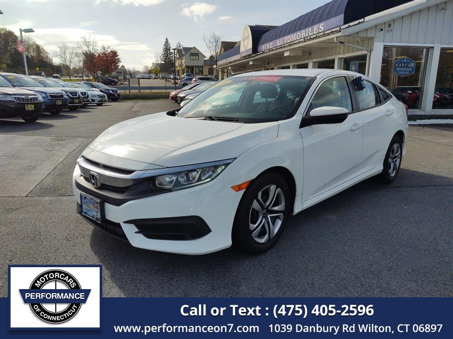 2016 Honda Civic Sedan 4dr CVT LX, available for sale in Wilton, Connecticut | Performance Motor Cars Of Connecticut LLC. Wilton, Connecticut 2016 Honda Civic Sedan 4dr CVT LX, available for sale in Wilton, Connecticut | Performance Motor Cars Of Connecticut LLC. Wilton, Connecticut