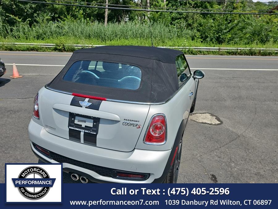 2013 MINI Cooper Convertible 2dr S, available for sale in Wilton, Connecticut | Performance Motor Cars Of Connecticut LLC. Wilton, Connecticut 2013 MINI Cooper Convertible 2dr S, available for sale in Wilton, Connecticut | Performance Motor Cars Of Connecticut LLC. Wilton, Connecticut