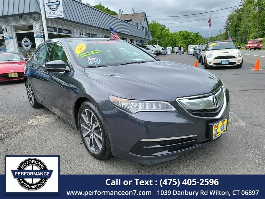 2015 Acura TLX 4dr Sdn SH-AWD V6 Tech, available for sale in Wilton, Connecticut | Performance Motor Cars Of Connecticut LLC. Wilton, Connecticut
