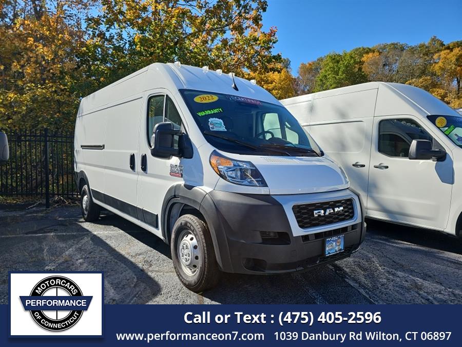 Used Ram ProMaster Cargo Van 2500 High Roof 159" WB 2022 | Performance Motor Cars Of Connecticut LLC. Wilton, Connecticut