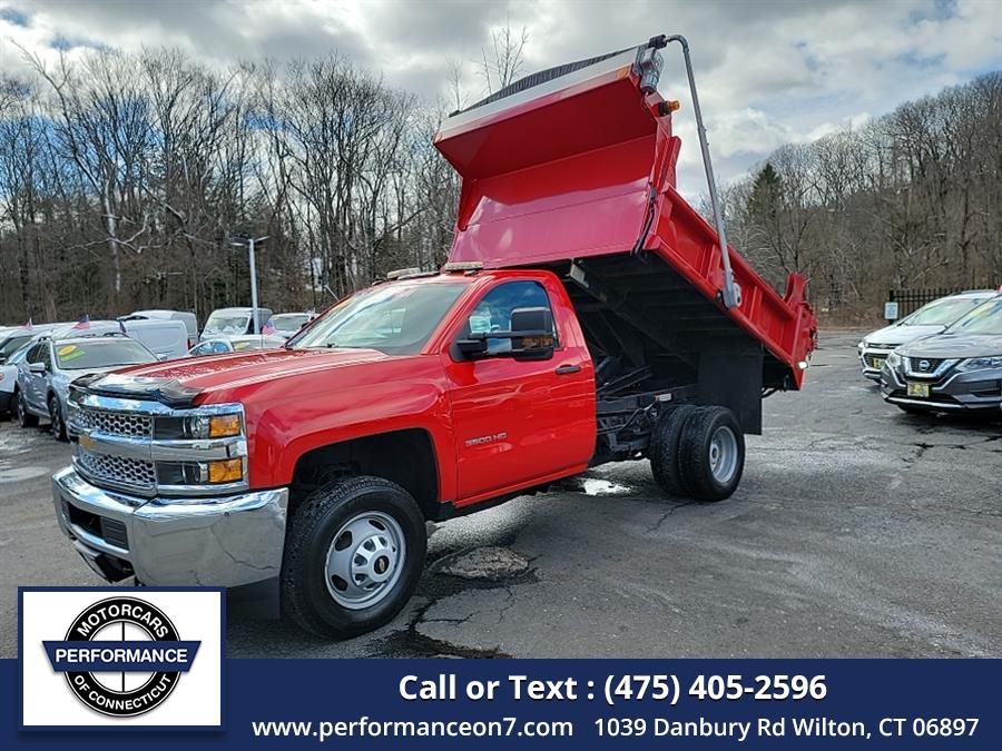 2019 Chevrolet Silverado 3500HD DUMP BODY CC 4WD Reg Cab 137.5" WB, 59.06" CA WT, available for sale in Wilton, Connecticut | Performance Motor Cars Of Connecticut LLC. Wilton, Connecticut 2019 Chevrolet Silverado 3500HD DUMP BODY CC 4WD Reg Cab 137.5" WB, 59.06" CA WT, available for sale in Wilton, Connecticut | Performance Motor Cars Of Connecticut LLC. Wilton, Connecticut