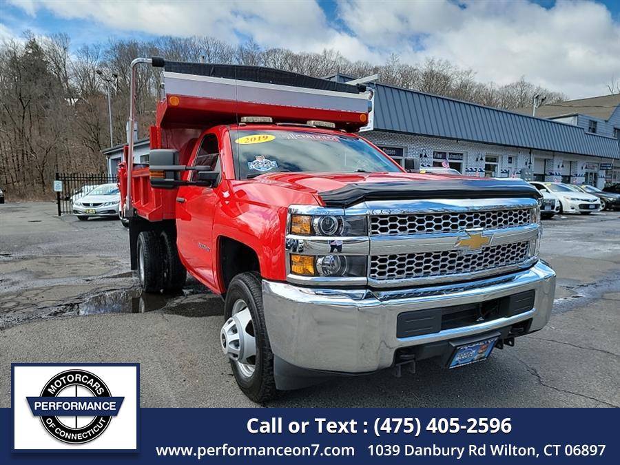 2019 Chevrolet Silverado 3500HD DUMP BODY CC 4WD Reg Cab 137.5" WB, 59.06" CA WT, available for sale in Wilton, Connecticut | Performance Motor Cars Of Connecticut LLC. Wilton, Connecticut 2019 Chevrolet Silverado 3500HD DUMP BODY CC 4WD Reg Cab 137.5" WB, 59.06" CA WT, available for sale in Wilton, Connecticut | Performance Motor Cars Of Connecticut LLC. Wilton, Connecticut