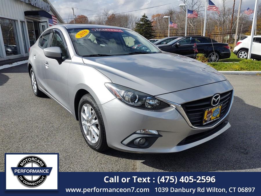 2016 Mazda Mazda3 4dr Sdn Auto i Touring, available for sale in Wilton, Connecticut | Performance Motor Cars Of Connecticut LLC. Wilton, Connecticut