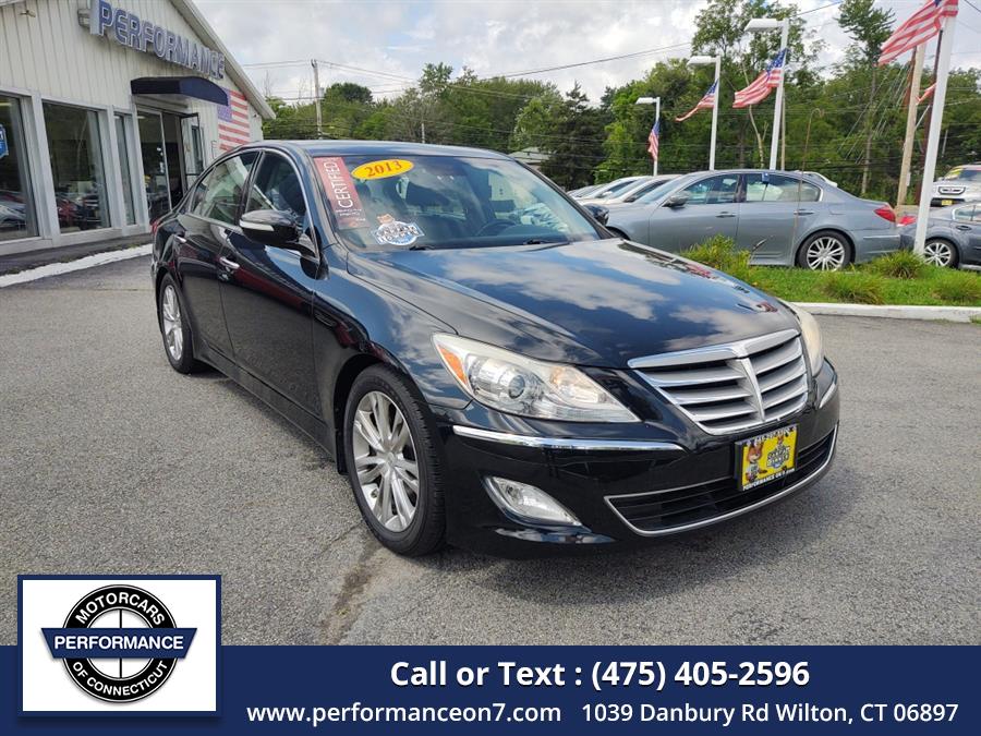 2013 Hyundai Genesis 4dr Sdn V6 3.8L, available for sale in Wilton, Connecticut | Performance Motor Cars Of Connecticut LLC. Wilton, Connecticut