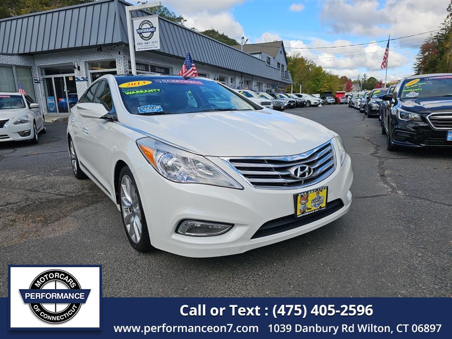 2013 Hyundai Azera 4dr Sdn, available for sale in Wilton, Connecticut | Performance Motor Cars Of Connecticut LLC. Wilton, Connecticut