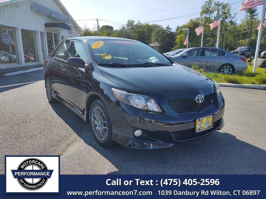 2009 Toyota Corolla 4dr Sdn Auto S (Natl), available for sale in Wilton, Connecticut | Performance Motor Cars Of Connecticut LLC. Wilton, Connecticut