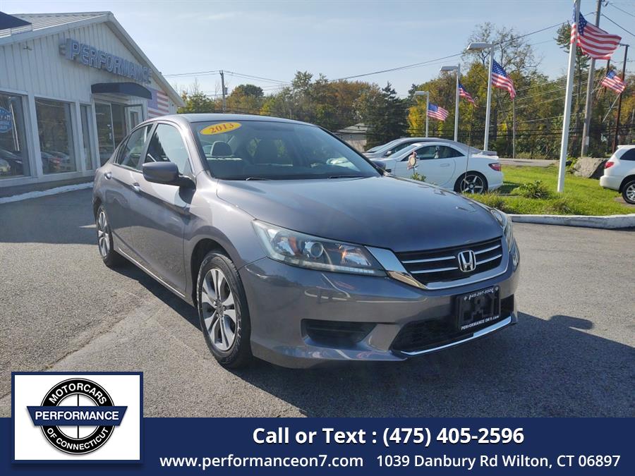 2013 Honda Accord Sdn 4dr I4 CVT LX, available for sale in Wilton, Connecticut | Performance Motor Cars Of Connecticut LLC. Wilton, Connecticut