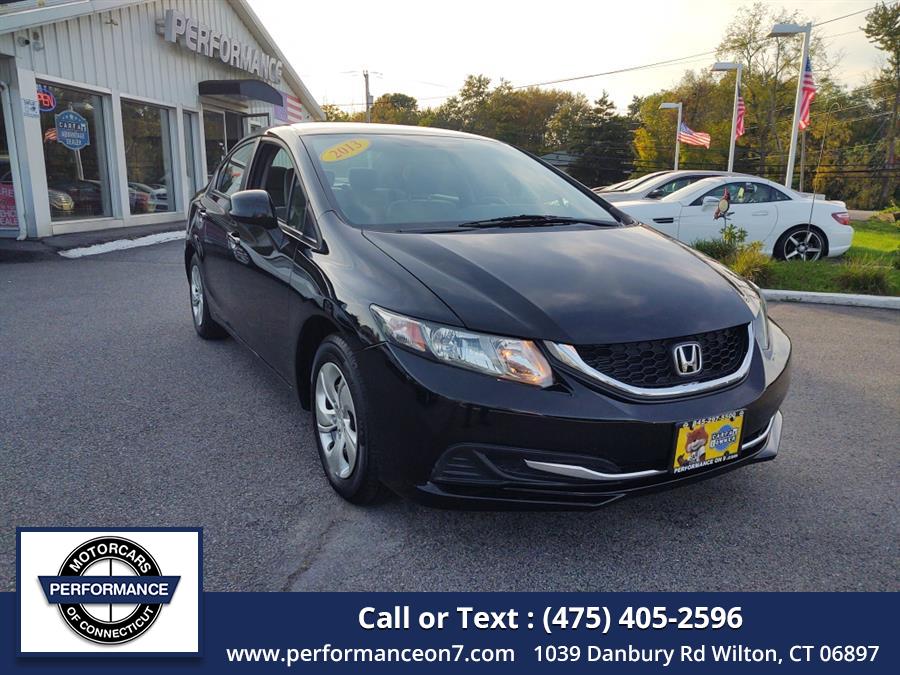 Used 2013 Honda Civic Sdn in Wilton, Connecticut | Performance Motor Cars Of Connecticut LLC. Wilton, Connecticut