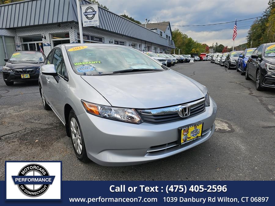 Used 2012 Honda Civic Sdn in Wilton, Connecticut | Performance Motor Cars Of Connecticut LLC. Wilton, Connecticut