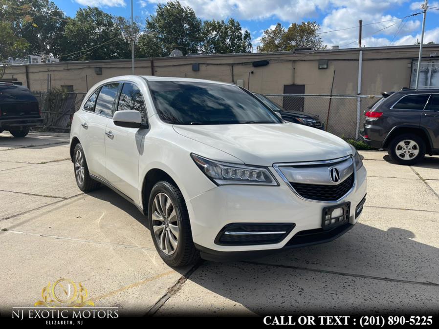 2015 Acura MDX SH-AWD 4dr Tech/Entertainment Pkg, available for sale in Elizabeth, New Jersey | NJ Exotic Motors. Elizabeth, New Jersey