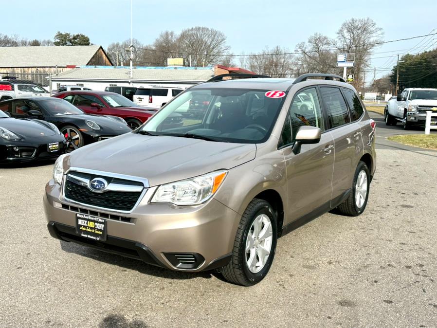 2015 Subaru Forester 4dr Man 2.5i Premium PZEV, available for sale in South Windsor, Connecticut | Mike And Tony Auto Sales, Inc. South Windsor, Connecticut