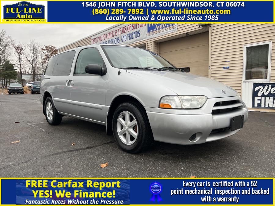 2002 Nissan Quest 4dr Van GLE, available for sale in South Windsor , Connecticut | Ful-line Auto LLC. South Windsor , Connecticut