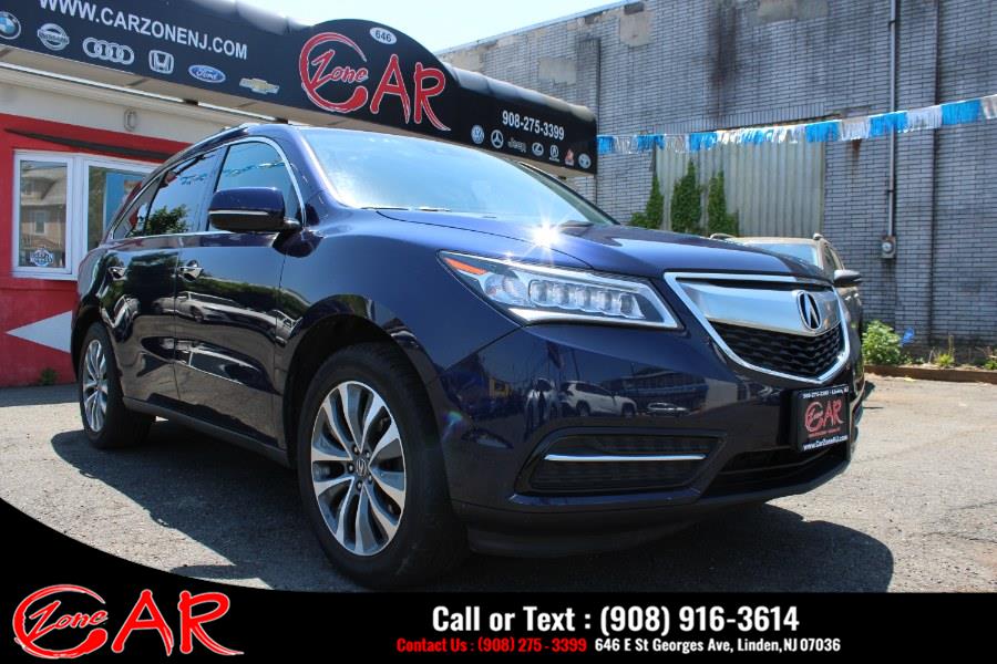 2016 Acura MDX SH-AWD 4dr w/Tech, available for sale in Linden, New Jersey | Car Zone. Linden, New Jersey 2016 Acura MDX SH-AWD 4dr w/Tech, available for sale in Linden, New Jersey | Car Zone. Linden, New Jersey