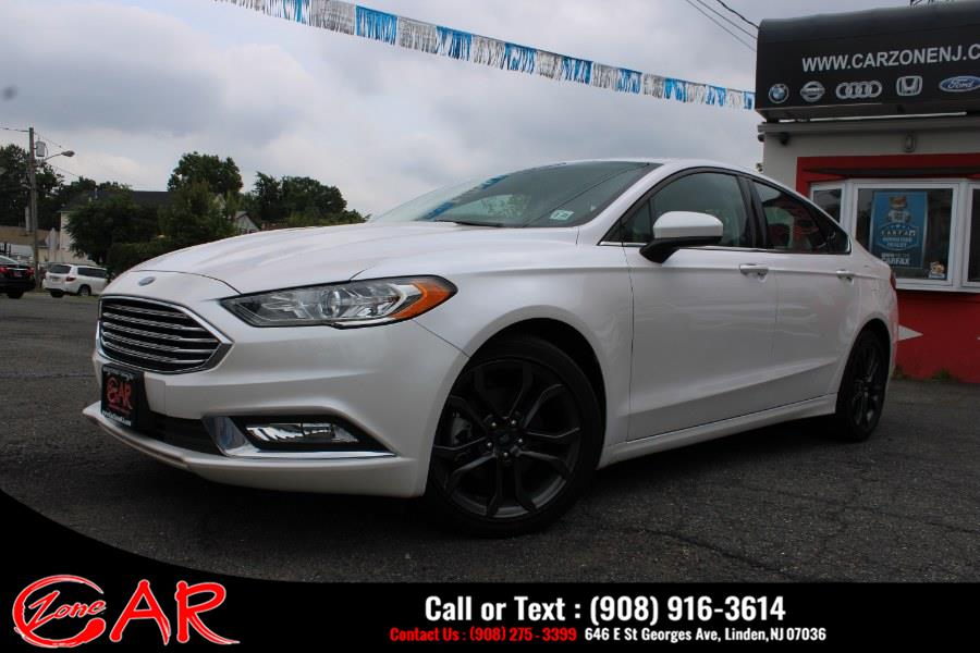 Used Ford Fusion SE FWD 2018 | Car Zone. Linden, New Jersey