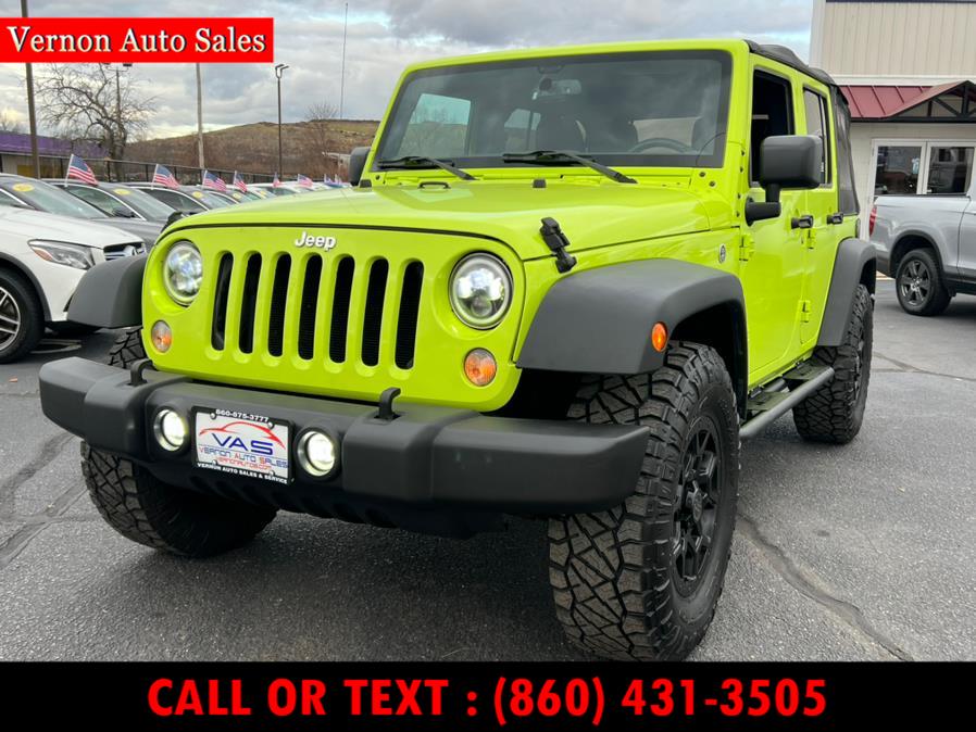 2017 Jeep Wrangler Unlimited Sport 4x4, available for sale in Manchester, Connecticut | Vernon Auto Sale & Service. Manchester, Connecticut