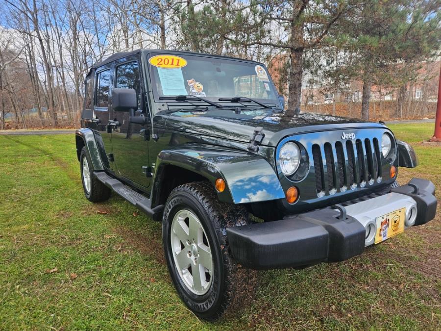 2011 Jeep Wrangler Unlimited 4WD 4dr Sahara, available for sale in New Britain, Connecticut | Supreme Automotive. New Britain, Connecticut