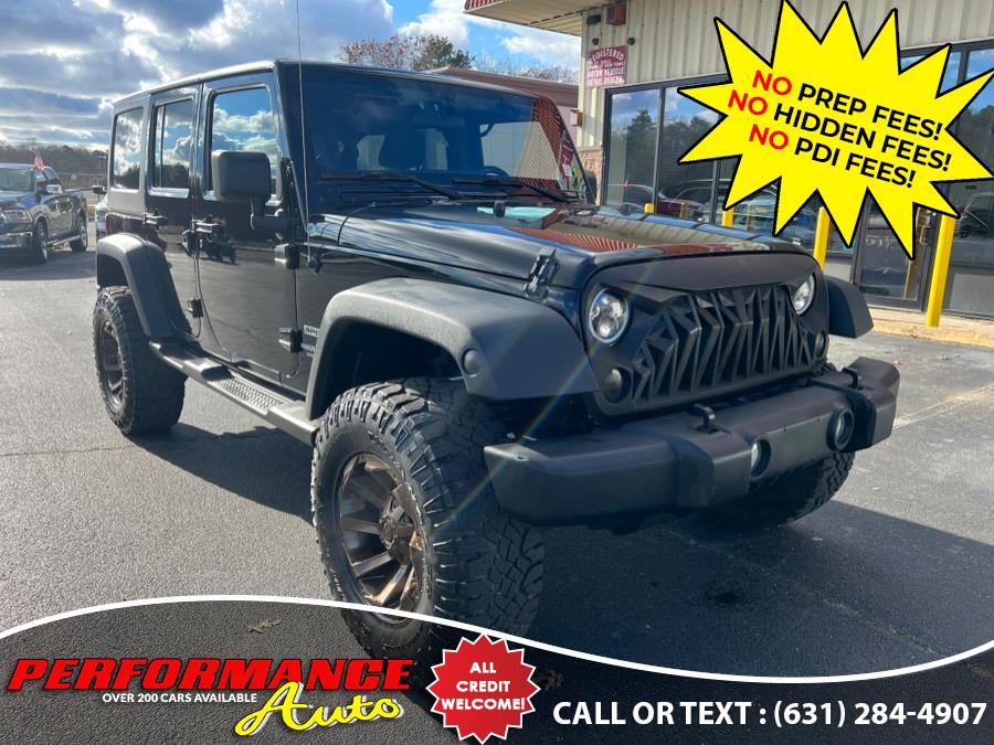 2012 Jeep Wrangler Unlimited 4WD 4dr Sport, available for sale in Bohemia, New York | Performance Auto Inc. Bohemia, New York