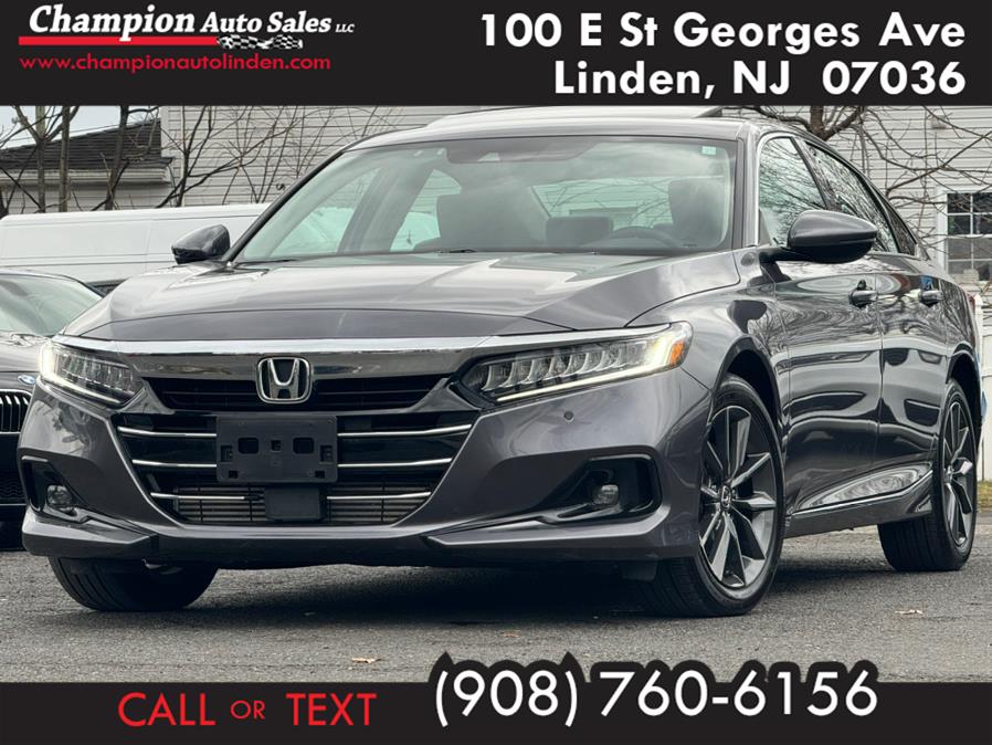 2021 Honda Accord Sedan EX-L 1.5T CVT, available for sale in Linden, New Jersey | Champion Used Auto Sales. Linden, New Jersey