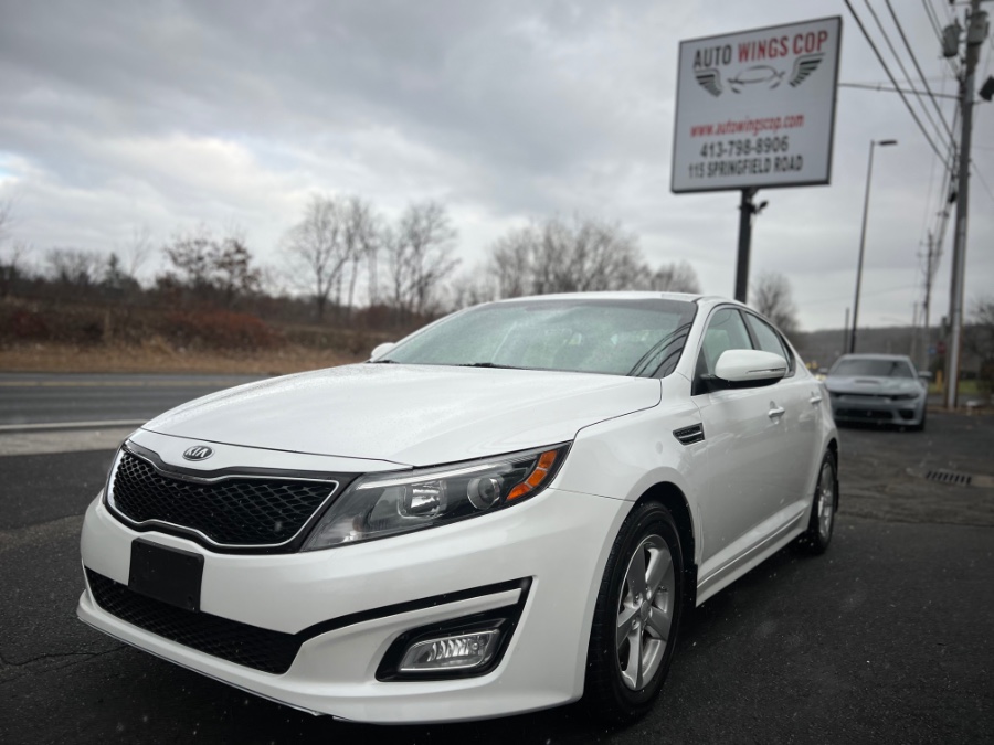 2015 Kia Optima 4dr Sdn LX, available for sale in Westfield, Massachusetts | Auto Wings Cop. Westfield, Massachusetts