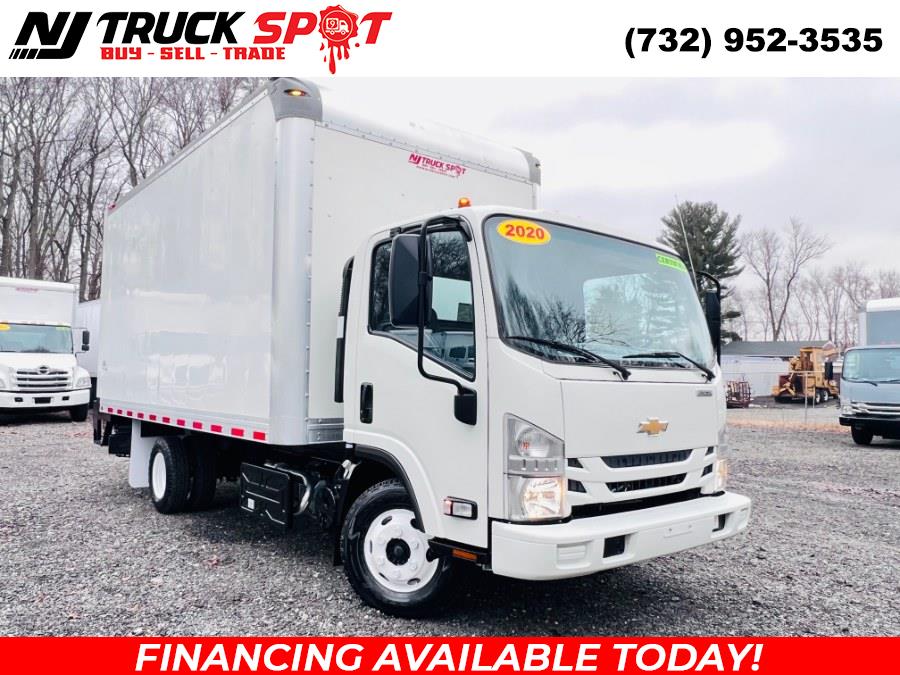 2020 Isuzu NPR / Chevrolet 4500HD LCF Diesel 16 FEET DRY BOX + LIFT GATE + LOW MILES + NO CDL, available for sale in South Amboy, New Jersey | NJ Truck Spot. South Amboy, New Jersey