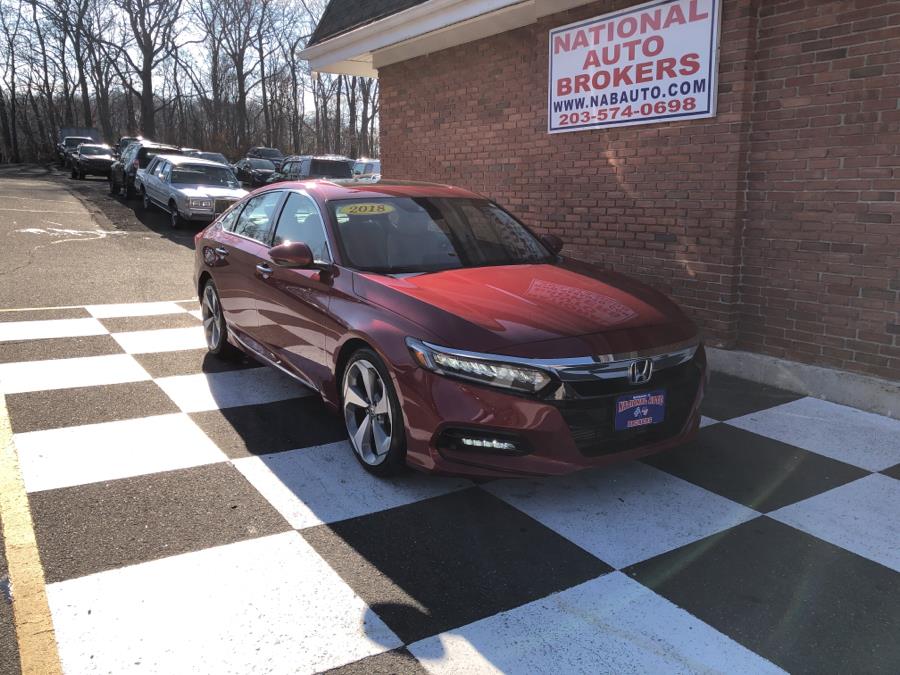 2018 Honda Accord Sedan Touring 1.5T, available for sale in Waterbury, Connecticut | National Auto Brokers, Inc.. Waterbury, Connecticut