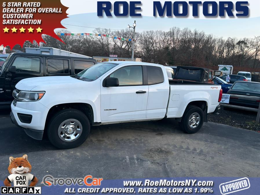 2015 Chevrolet Colorado 4WD Ext Cab 128.3" WT, available for sale in Shirley, New York | Roe Motors Ltd. Shirley, New York