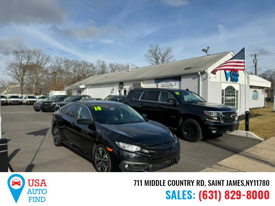 2018 Honda Civic Sedan EX-L CVT, available for sale in Saint James, New York | USA Auto Find. Saint James, New York