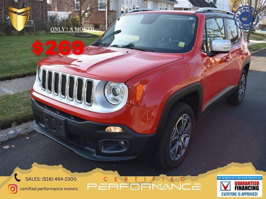 2017 Jeep Renegade Limited, available for sale in Valley Stream, New York | Certified Performance Motors. Valley Stream, New York
