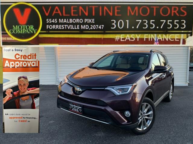 2018 Toyota Rav4 Limited, available for sale in Forestville, Maryland | Valentine Motor Company. Forestville, Maryland