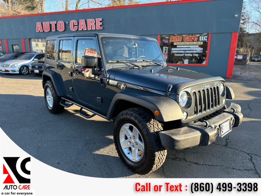 2016 Jeep Wrangler Unlimited 4WD 4dr Sport, available for sale in Vernon , Connecticut | Auto Care Motors. Vernon , Connecticut